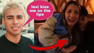 Andrew Davila caught trying to kiss Lexi Rivera on the lipss [upl. by Akirdnas]