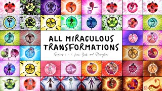 Every Miraculous transformation Season 14 [upl. by Droffig]