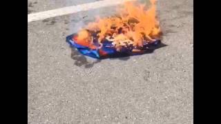 Burning Kevin Durant jersey [upl. by Yruoc]