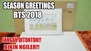 UNBOXING BTS 2018 SEASONS GREETINGS  SURGA UNTUK ARMY [upl. by Cida915]