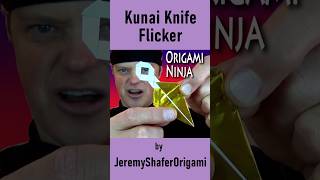 Origami Ninja Kunai Knife Flicker shorts [upl. by Duster495]