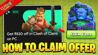 I Got FREE Scenery in Clash of Clans with Google Special Offer  Google Play Games Beta PC Coc [upl. by Appolonia]