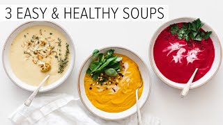 EASY amp HEALTHY SOUP RECIPES  vitamix soup recipes [upl. by Haleehs]