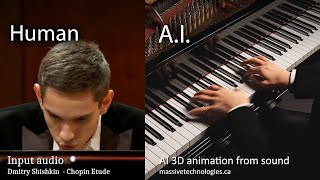 AI Creates 3D Piano Animation from Sound Concert Creator AI [upl. by Dugald105]