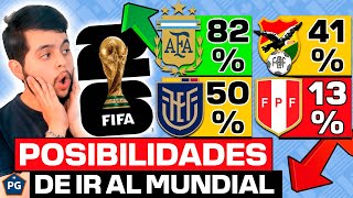 Las POSIBILIDADES de CLASIFICAR al MUNDIAL UNITED 2026 de CADA SELECCIÓN 👉 FECHA 8 ELIMINATORIAS 🔥 [upl. by Sherar]