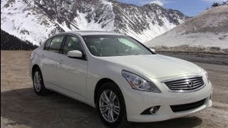 2012 Infiniti G25 AWD 060 MPH High Altitude Colorado Review [upl. by Xylina]