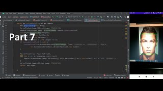 Realtime Face Detection Using Haar Cascade Image Processing On Android Using OpenCV Part 7 [upl. by Narrad933]