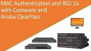 MAC and 8021X authentication with Comware 5 and 7 and ClearPass [upl. by Ecnarual]