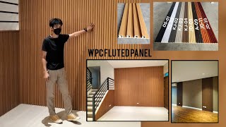 WPC Fluted Panel  Paano mag install  9CM [upl. by Cairistiona]