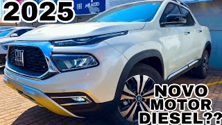 NOVA FIAT TORO VOLCANO 2025 TURBO DIESEL CÂMBIO AUTOMÁTICO 9 MARCHAS  RECEBEU O TÃO ESPERADO MOTOR [upl. by Ardnic]