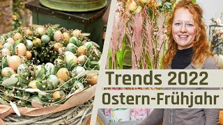 Frühlingsdeko Trends 2022 Dekotrends Frühling Inspiration für die Osterdeko [upl. by Yelsehc]