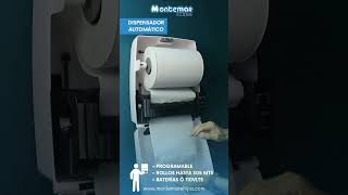 Dispensador Automático de Papel Toalla en Rollo productosdelimpieza limpieza montemarehijos [upl. by Hughie]