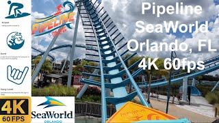 Pipeline SeaWorld Orlando Florida 4K 60fps [upl. by Aileen]