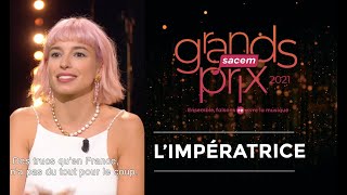 L’impératrice  Grand Prix du répertoire Sacem à l’export  Grands Prix Sacem 2021 [upl. by Gilda]