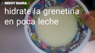 GELATINA DE LECHERA CON MANGO🍮 [upl. by Orose]