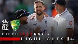 Test Finely Poised  Highlights  England v Australia Day 2  LV Insurance Test 2023 [upl. by Basilius]