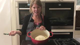 Miele Cooks  No Knead Le Creuset Bread [upl. by Assilav]