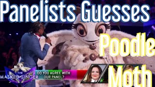 Panelists Guesses on Poodle Moth  The Masked Singer USA Season 11 Ep 4 [upl. by Jacobsohn]