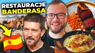 RESTAURACJE BANDERASA w Maladze Antonio Banderas  jego restauracje i jedzenie Hiszpania Malaga [upl. by Eatnoj]