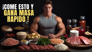 GANAR MASA MUSCULAR RÁPIDO  15 ALIMENTOS ECONÓMICOS PARA GANAR MASA [upl. by Illah]