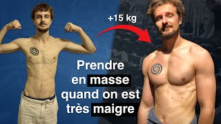 8 KG de MUSCLE en 77 JOURS comment grossir quand on est maigre [upl. by Kurt]