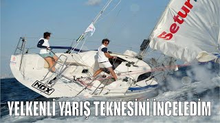 YELKENLİ YARIŞ TEKNESİNİ İNCELEDİM  BU TEKNE İLE İSTANBUL GÖCEK YARIŞINA KATILDILAR  Seturmarinas [upl. by Brindell]