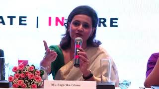 Sagarika Ghose  CMS NALSAR Leadership Summit 2018  QampA Session [upl. by Adnawad]