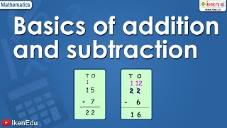 Basic Math Basics of Addition and Subtraction  Class 3 Mathematics  iKen [upl. by Corby]