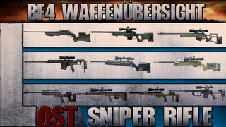 Battlefield 4 Waffen ► Aufklärer Waffen in Battlefield 4  Recon Sniper Rifle Review [upl. by Ashwell]