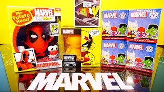 NEW Deadpool Mr Potato Head Toy Marvel Wolverine Kidrobot Munnyworld Mystery Minis Toys Unboxing [upl. by Florin]