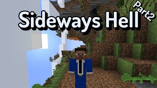 Surviving Sideways Minecraft part 2 [upl. by Madelle]