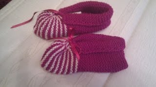 Chaussons de bébé au crochet [upl. by Annais]