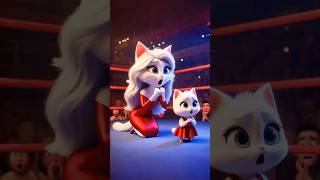 Cute Kitten of Cat takes Revenge for Father cat cutecat catlover [upl. by Araldo]