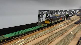 More testing Bachmann Class 47 and a slightly out of gauge load [upl. by Ahsoek792]