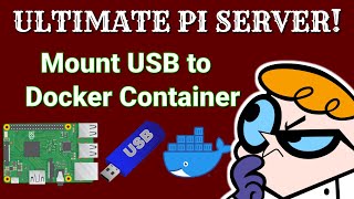 USB Drive on Docker Container Raspberry Pi Jellyfin [upl. by Ehudd]