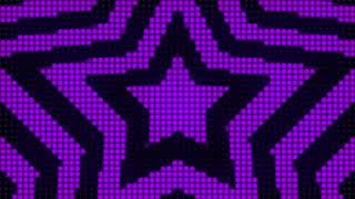 4K 1 Hour Purple Star Tunnel Y2K Colorful Aesthetic LED Lights Background Video Screensaver [upl. by Ribak]