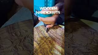 Wooden carving art short video [upl. by Sadye]