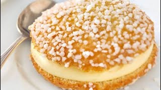 La Recette de la Vraie Tarte Tropézienne 🍰 [upl. by Nangatrad]