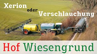 Xerion Saddle Trac und Verschlauchung I Warum beides I farmvlog [upl. by Niwrad]