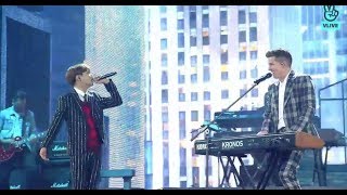 Jungkook amp Charlie Puth  WE DONT TALK ANYMORE Live MBCPLUS X genie music AWARDS [upl. by Nnayelsel]