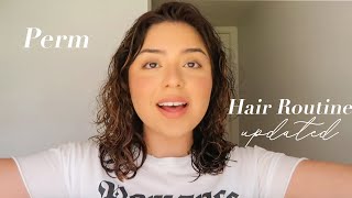 PERM HAIR CARE ROUTINE   Tips [upl. by Adnalu]