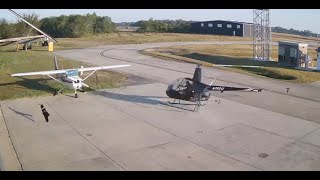 Crash of a Robinson R22 Beta on Sunday October 27 2024 at Pearland Regional Airport KLVJ Texas [upl. by Anelav74]