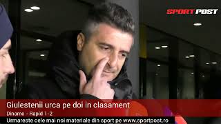 Daniel Niculae quotAr fi fost viciere de rezultat dacă nu băteamquot Declaratii dupa Dinamo  Rapid 12 [upl. by Anitnoc397]