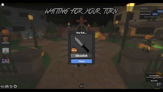 Claiming The New Ghoulish Knife In MM2 [upl. by Dwan]