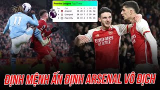 LIVERPOOL BỊ MAN CITY CẦM HÒA ẢO NHƯ PHIM ĐỊNH MỆNH ĐÃ ẤN ĐỊNH ARSENAL VÔ ĐỊCH MÙA NÀY RỒI [upl. by Hynes]