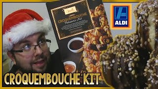 Aldi Croquembouche Kit Review Profiteroles Caramel Amazing [upl. by Eeslek]