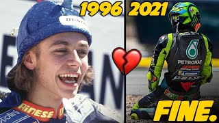 VALENTINO ROSSI SI RITIRA 💔 LA FINE DI UNERA [upl. by Aihsik698]