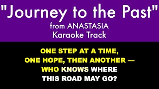 quotJourney to the Pastquot from Anastasia  Karaoke Track with Lyrics on Screen [upl. by Greta563]