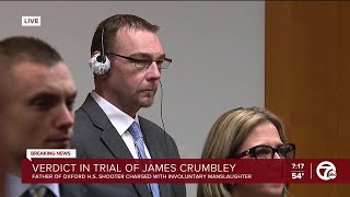 James Crumbley father of Oxford shooter found guilty [upl. by Rehpotsirhcnhoj]