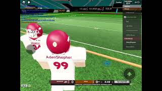 Roblox College Football National Championship Arkansas Razorbacks Vs Texas Longhorns [upl. by Anirroc]